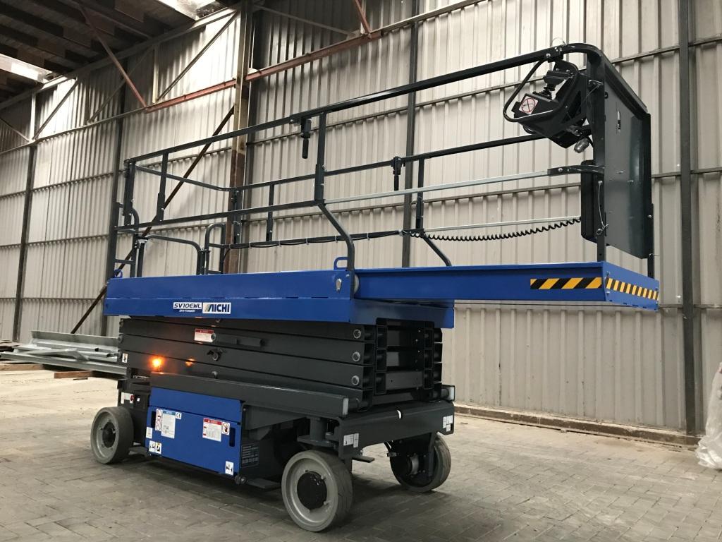 AICHI SV10EWL elektrikli makaslı platform