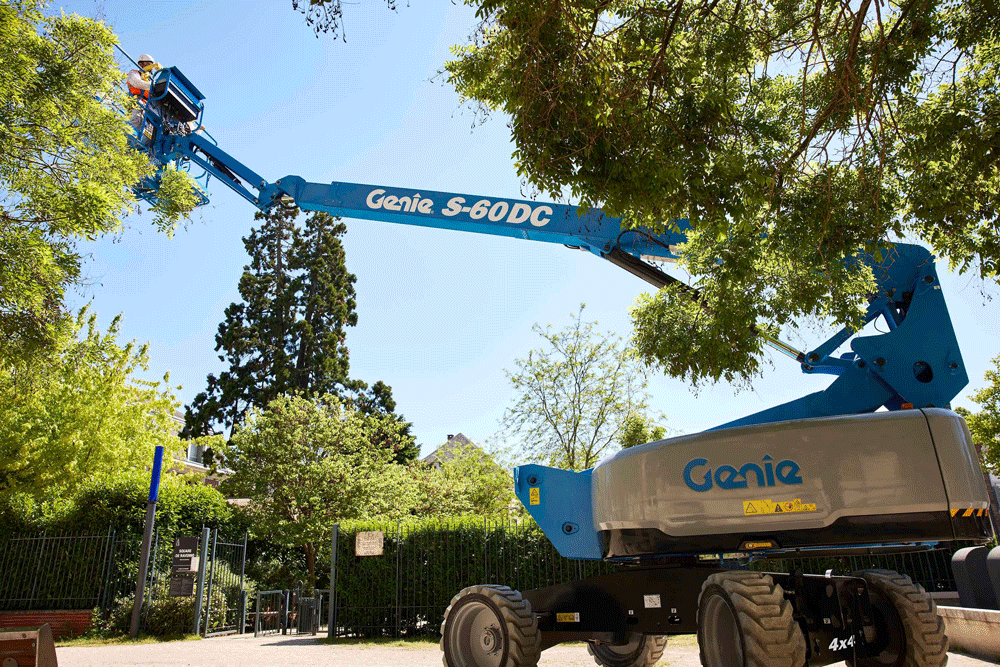 Genie S-60 DC elektrikli teleskopik bomlu platform