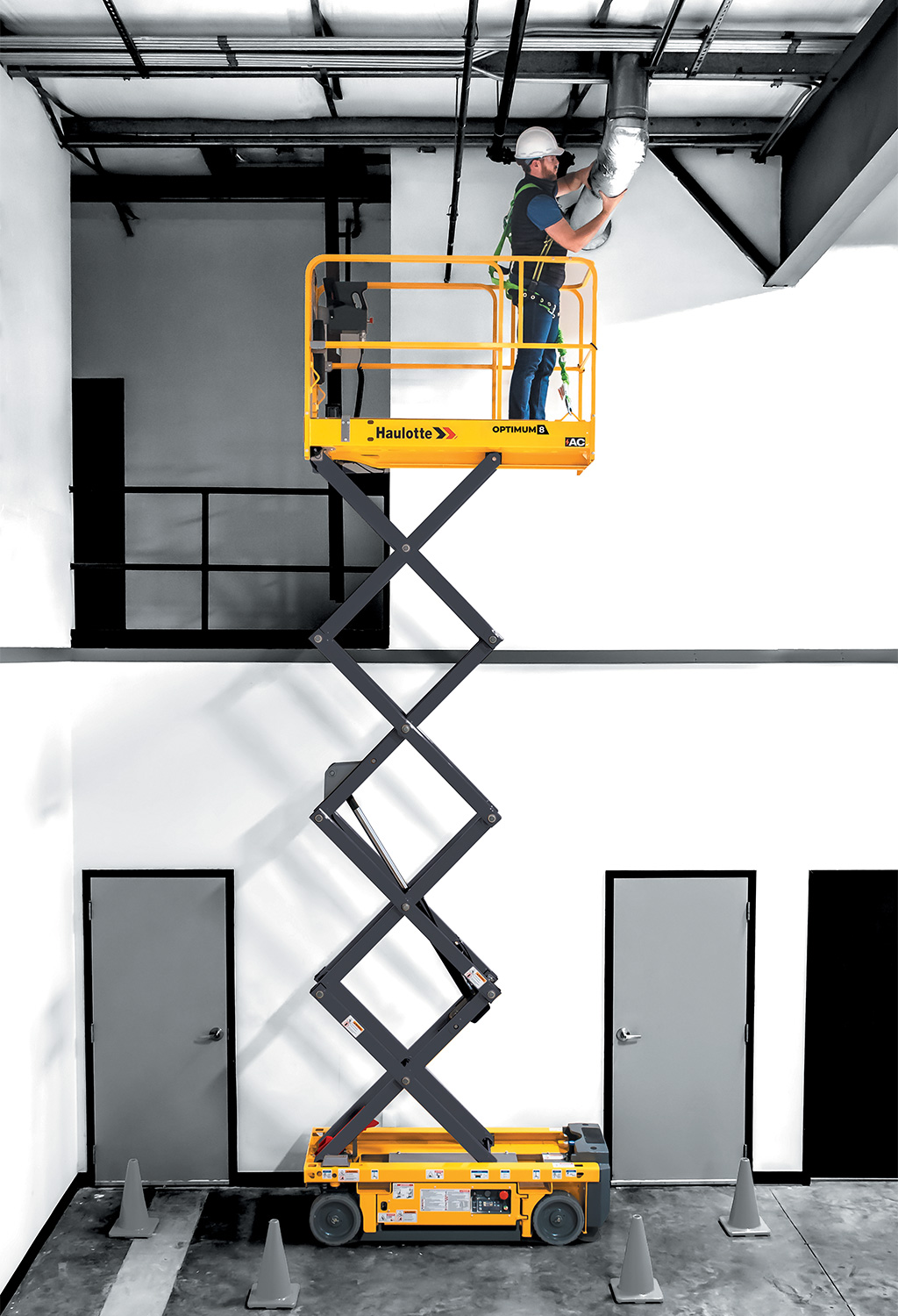Haulotte Optimum 8 elektrikli makaslı platform