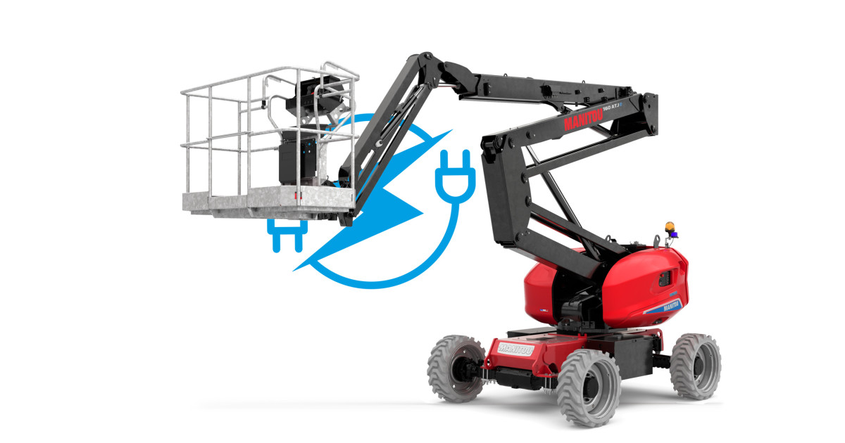 Manitou 160 ATJ e elektrikli eklemli bomlu platform