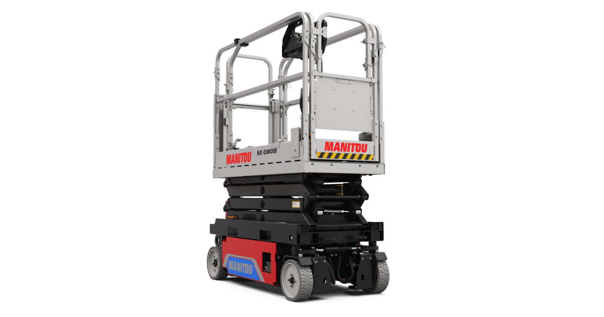 Manitou SE 0808 elektrikli makaslı platform