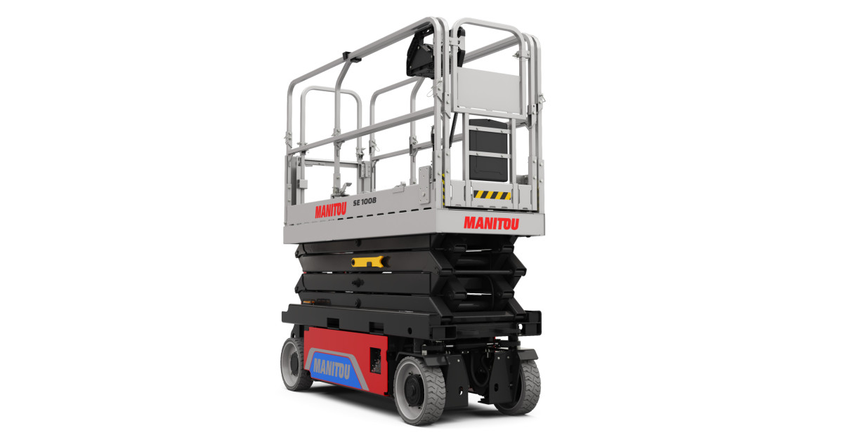 Manitou SE 1008 elektrikli makaslı platform