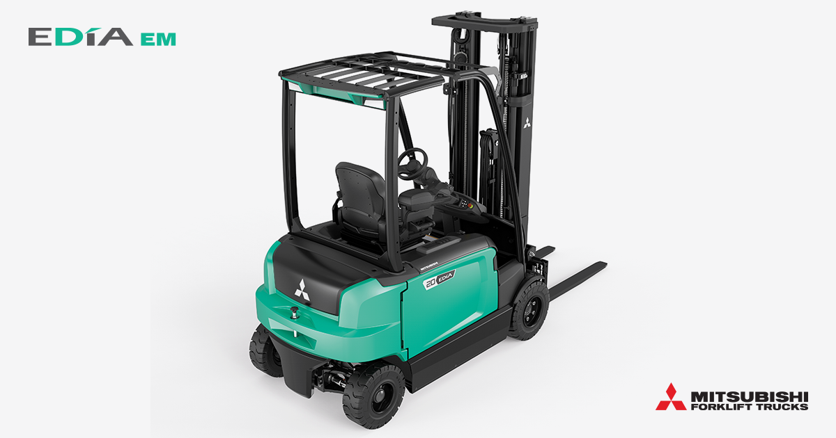 Mitsubishi EDiA EM FB20N2 dört tekerli elektrikli forklift