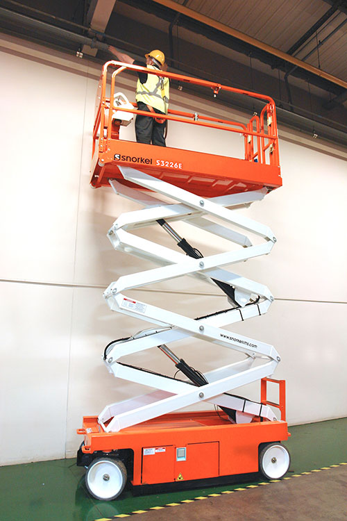 Snorkel S3226E elektrikli makaslı platform