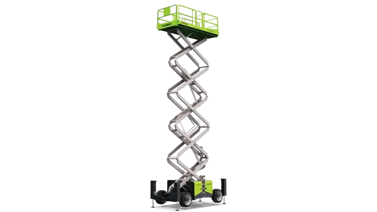 Zoomlion ZS1623RT arazi tipi makaslı platform